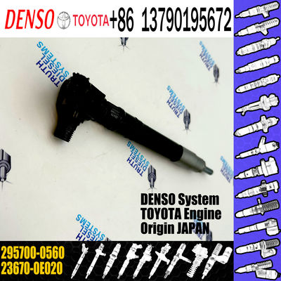 Original Diesel Common Rail Fuel Injector 295700-0560 23670-0E020 For Toyota Hilux 2GD-FTV