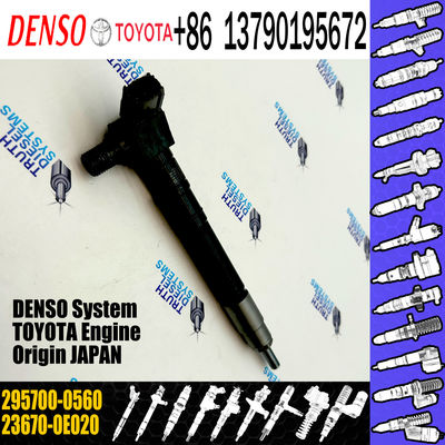 Original Diesel Common Rail Fuel Injector 295700-0560 23670-0E020 For Toyota Hilux 2GD-FTV