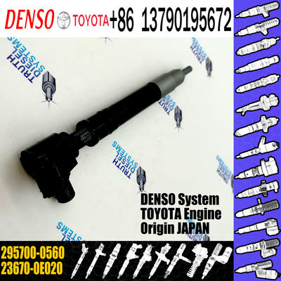 Original Diesel Common Rail Fuel Injector 295700-0560 23670-0E020 For Toyota Hilux 2GD-FTV