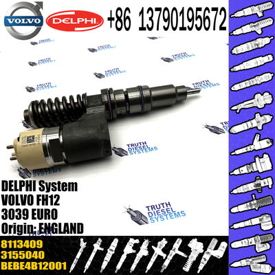 D12 engine Diesel inyector Electronic Unit Injector BEBE4B12001 BEBE4B12004 3155040 8113409 For VOL FH12 injectors