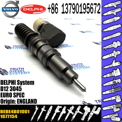 diesel fuel injector 1677154, BEBE4B01001 FOR VOL Trucks FH 12 D12A340, D12A420, FH12, Euro 2