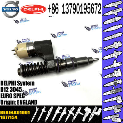 diesel fuel injector 1677154, BEBE4B01001 FOR VOL Trucks FH 12 D12A340, D12A420, FH12, Euro 2