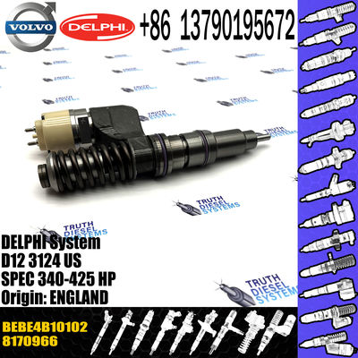 Huida D12 engine fuel injector common rail fuel injector 8170966 BEBE4B10102 for with genuine quality