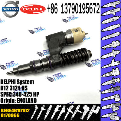Huida D12 engine fuel injector common rail fuel injector 8170966 BEBE4B10102 for with genuine quality