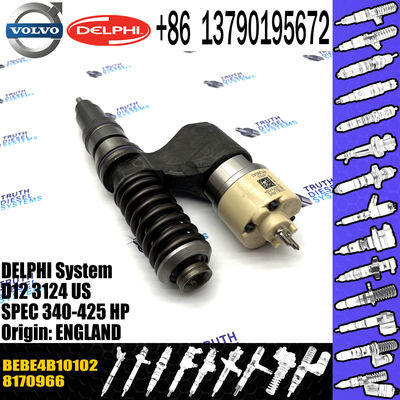 Huida D12 engine fuel injector common rail fuel injector 8170966 BEBE4B10102 for with genuine quality