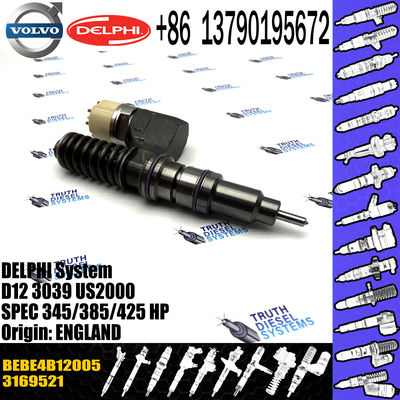 common rail injector 3169521 injector for VOL truck D12C FH12 FM12 Diesel fuel injector nozzle 3169521 8113837