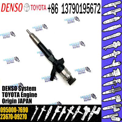 23670-0R050 23670-09270 injector for Toyota 1AD-FTV 2AD-FTV common rail injector 095000-6680 095000-7690