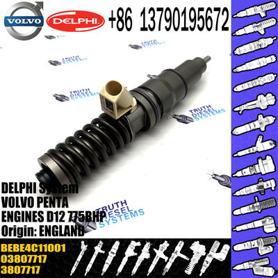 Diesel Common rail fuel injector 3807717 BEBE4C11001 for VOL Penta Marine D12