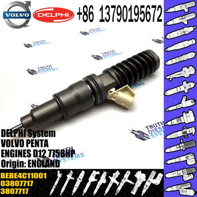 Diesel Common rail fuel injector 3807717 BEBE4C11001 for VOL Penta Marine D12
