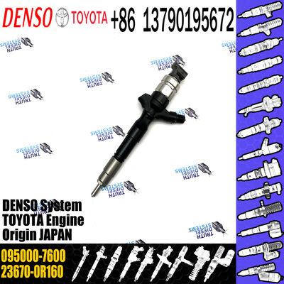 injector nozzle 23670-0R160 095000-7600 injector for Toyota 2AD-FTV Avensis common rail injector