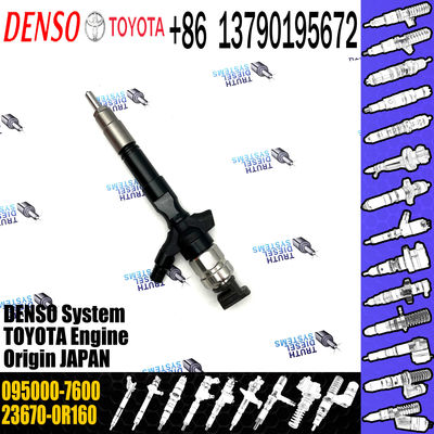 injector nozzle 23670-0R160 095000-7600 injector for Toyota 2AD-FTV Avensis common rail injector