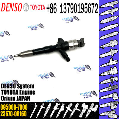 injector nozzle 23670-0R160 095000-7600 injector for Toyota 2AD-FTV Avensis common rail injector