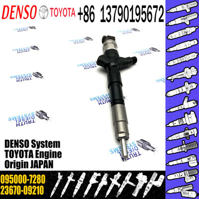 High Quality Common Rail Fuel Injector 095000-7280 For TOYOTA 23670-09210