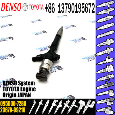 High Quality Common Rail Fuel Injector 095000-7280 For TOYOTA 23670-09210