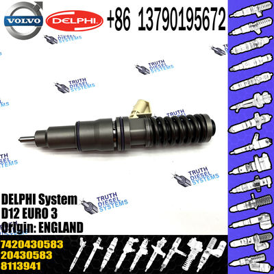 common rail injector 20430583 BEBE4C00101 VOE20430583 for  DX12 VOL D12C D12D FH/NH/FM12 fuel injector