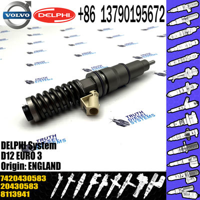 common rail injector 20430583 BEBE4C00101 VOE20430583 for  DX12 VOL D12C D12D FH/NH/FM12 fuel injector