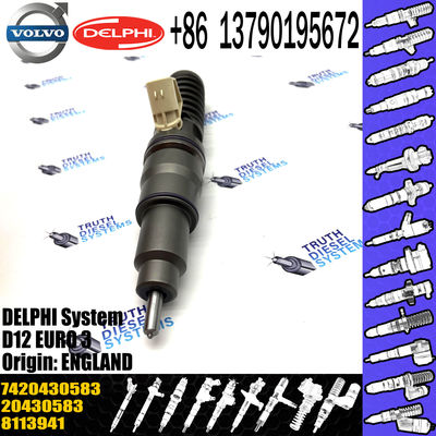 common rail injector 20430583 BEBE4C00101 VOE20430583 for  DX12 VOL D12C D12D FH/NH/FM12 fuel injector