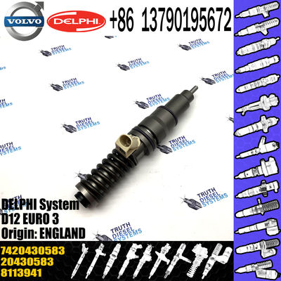 common rail injector 20430583 BEBE4C00101 VOE20430583 for  DX12 VOL D12C D12D FH/NH/FM12 fuel injector