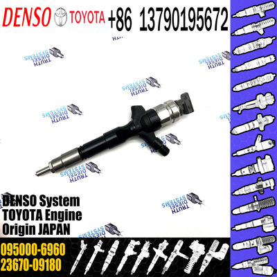 Rail Fuel Injector 23670-09180 095000-7660 095000-7670 095000-6410 095000-6960  for TOYOTA