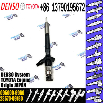 Rail Fuel Injector 23670-09180 095000-7660 095000-7670 095000-6410 095000-6960  for TOYOTA