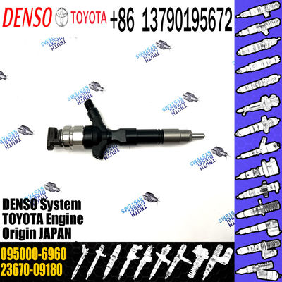 Rail Fuel Injector 23670-09180 095000-7660 095000-7670 095000-6410 095000-6960  for TOYOTA
