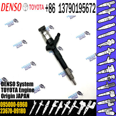 Rail Fuel Injector 23670-09180 095000-7660 095000-7670 095000-6410 095000-6960  for TOYOTA