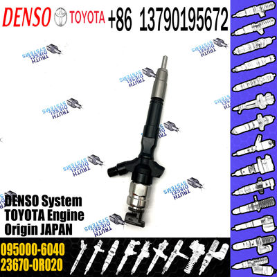 Fuel engine injector 095000-6040 23670-0R020 for engine high pressure pump engine injection injector 095000-6040