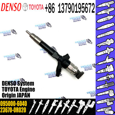 Fuel engine injector 095000-6040 23670-0R020 for engine high pressure pump engine injection injector 095000-6040