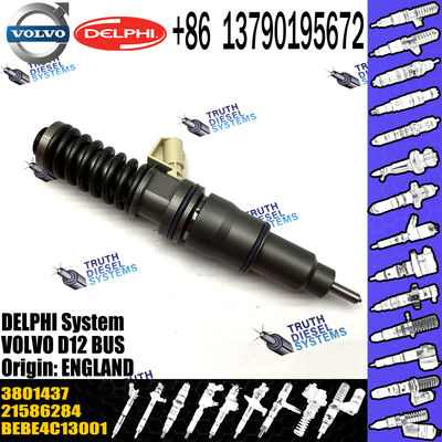 High Quality 2 Pins Diesel Fuel Injector BEBE4C13001 21586284 3801437 For VOL D12