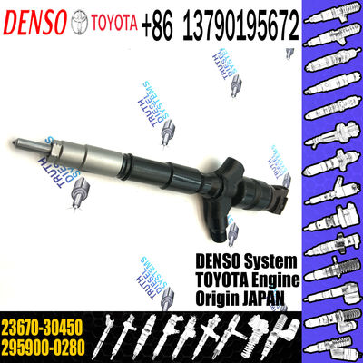 Inyector Injector 295900-0280 295900-0210 2367030450 23670-30450 for Toyota Hilux 2KD-FTV Euro V