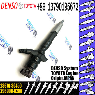 Inyector Injector 295900-0280 295900-0210 2367030450 23670-30450 for Toyota Hilux 2KD-FTV Euro V