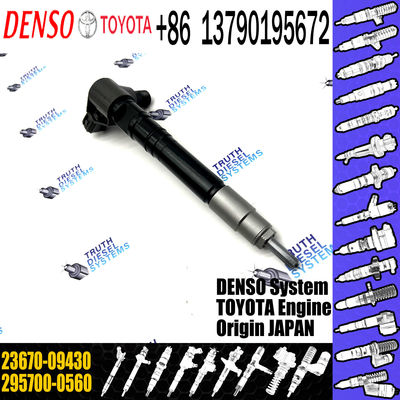 Injector 295700-0560 0445116015 295700-0560 23670-0E020 23670-09430, 23670-11020, 23670-19025 236700E020 For Toyota