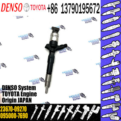 Injector 095000-7690 Common Rail injector sprayer 23670-09270 For Toyota 1AD-FTV 2AD-FTV