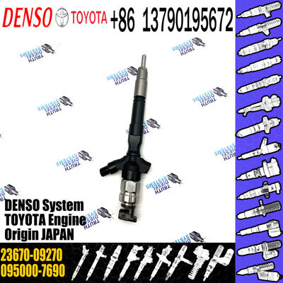 Injector 095000-7690 Common Rail injector sprayer 23670-09270 For Toyota 1AD-FTV 2AD-FTV