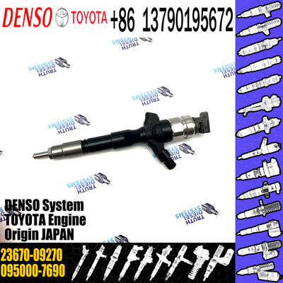 Injector 095000-7690 Common Rail injector sprayer 23670-09270 For Toyota 1AD-FTV 2AD-FTV