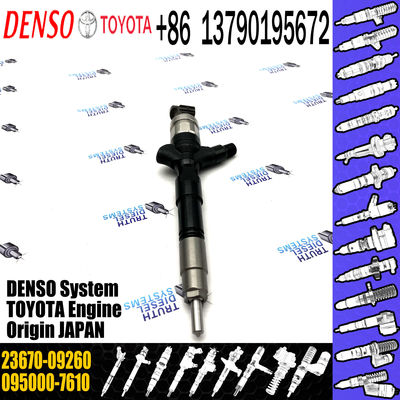 Brand New Common Rail Fuel Injector 095000-7610 23670-09260 For Toyota