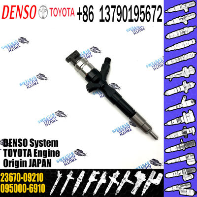 Fuel injector 095000-6230 095000-7640 095000-7280 095000-6910 For TOYOTA 23670-0R170 23670-09140 23670-09210