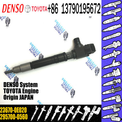 Common Rail Fuel Injector 295700-0560 23670-0E020 For Toyota Hilux 2GD-FTV