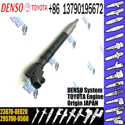 Common Rail Fuel Injector 295700-0560 23670-0E020 For Toyota Hilux 2GD-FTV