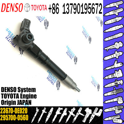 Common Rail Fuel Injector 295700-0560 23670-0E020 For Toyota Hilux 2GD-FTV
