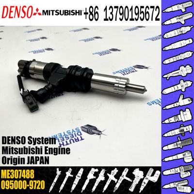 Genuine new engine diesel common rail injector assy 095000-9720 095000-9722 ME307488 for Mitsubishi 6M60
