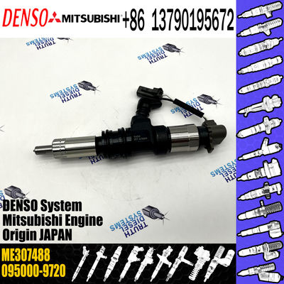 Genuine new engine diesel common rail injector assy 095000-9720 095000-9722 ME307488 for Mitsubishi 6M60
