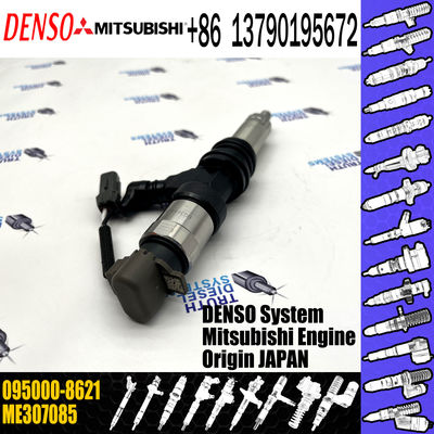 COMMON RAIL INJECTOR 095000-8621 FOR MITSUBISHI FUSO 6M60T ENGINE ME306200 ME307085