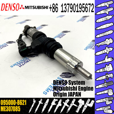 COMMON RAIL INJECTOR 095000-8621 FOR MITSUBISHI FUSO 6M60T ENGINE ME306200 ME307085