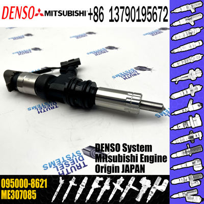 COMMON RAIL INJECTOR 095000-8621 FOR MITSUBISHI FUSO 6M60T ENGINE ME306200 ME307085