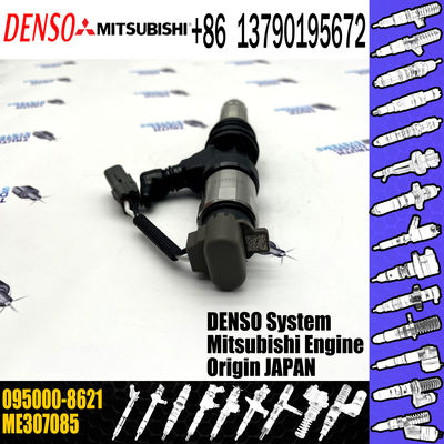 COMMON RAIL INJECTOR 095000-8621 FOR MITSUBISHI FUSO 6M60T ENGINE ME306200 ME307085