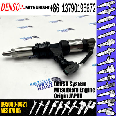 COMMON RAIL INJECTOR 095000-8621 FOR MITSUBISHI FUSO 6M60T ENGINE ME306200 ME307085