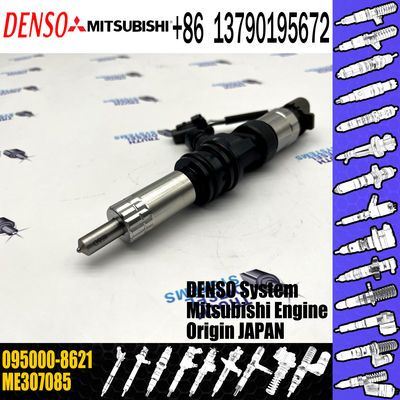 COMMON RAIL INJECTOR 095000-8621 FOR MITSUBISHI FUSO 6M60T ENGINE ME306200 ME307085