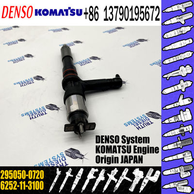 China made cheap diesel injector 295050-0720 For Komatsu 6252-11-3100 6252113100
