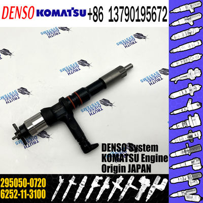 China made cheap diesel injector 295050-0720 For Komatsu 6252-11-3100 6252113100